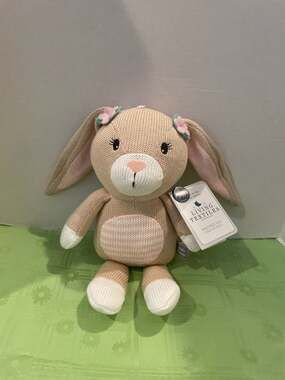 Whimsical Knit Toy - Belle Bunny Rabbit. – Living Textiles Co.